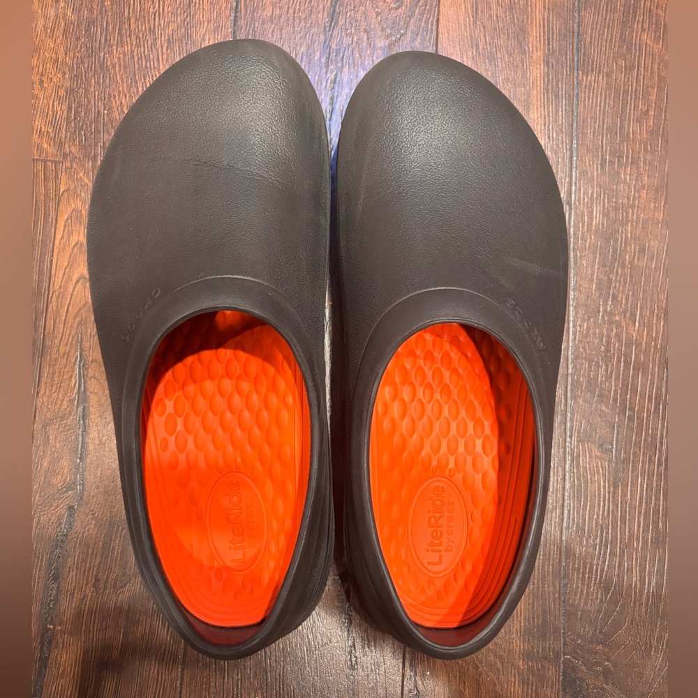 Crocs On The Clock LiteRide Slip Resistant Work Slip-On